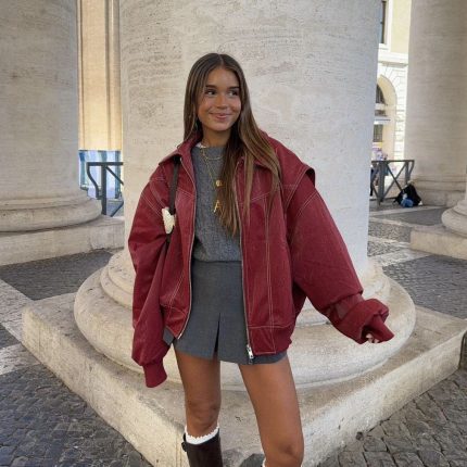 Eva | Vintage leren damesjack